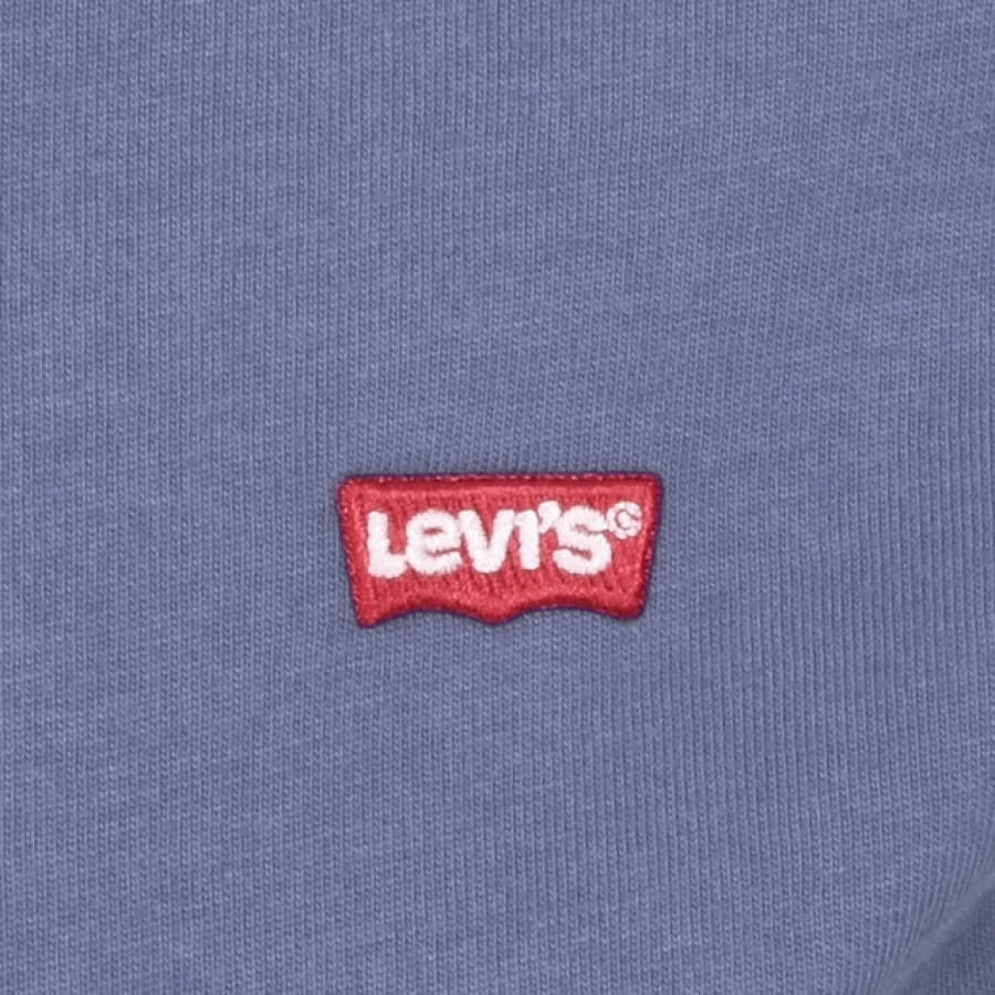 Alternative Image for ProductLevis Original Crew Neck Logo T Shirt Blue3